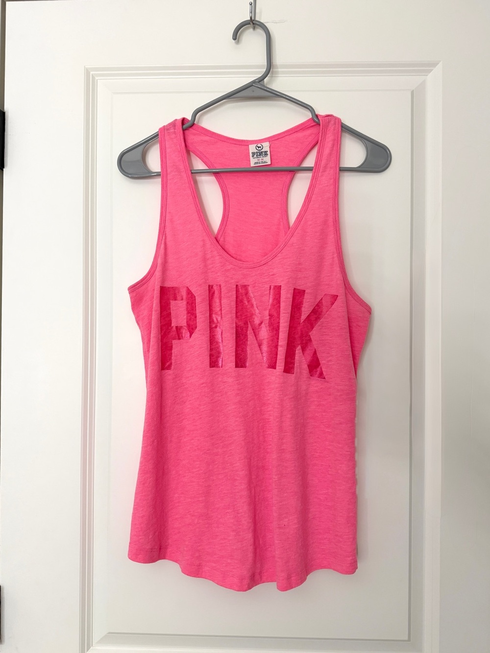 PINK Victoria's Secret Racerback Tank Top - Bright Pink